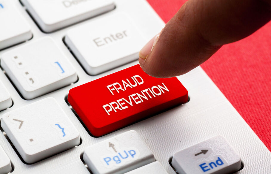 Fraud prevention on a keyboard