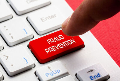 Fraud prevention on a keyboard