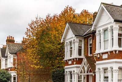 A house in autumn