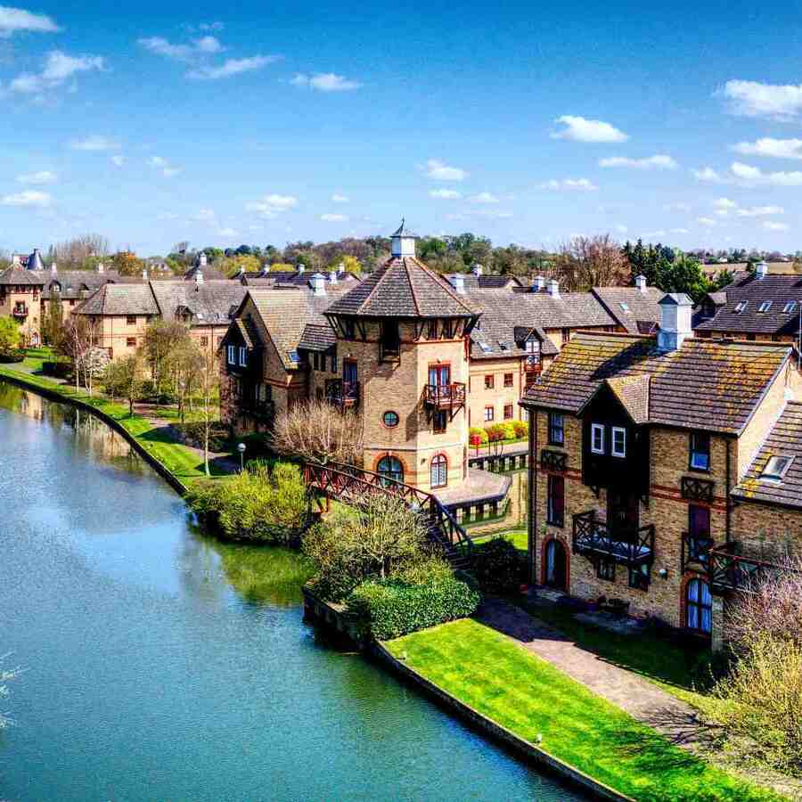 Lawrence Moorings riverside development in Sawbridgeworth