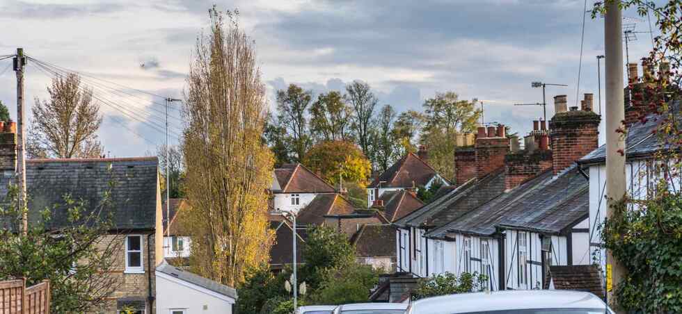View of a street in Bishop's stortford